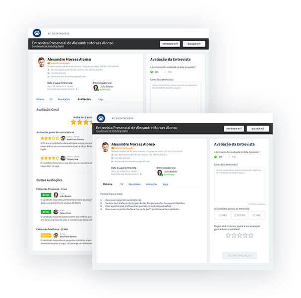 Avaliar Candidatos | ATS PandaPé